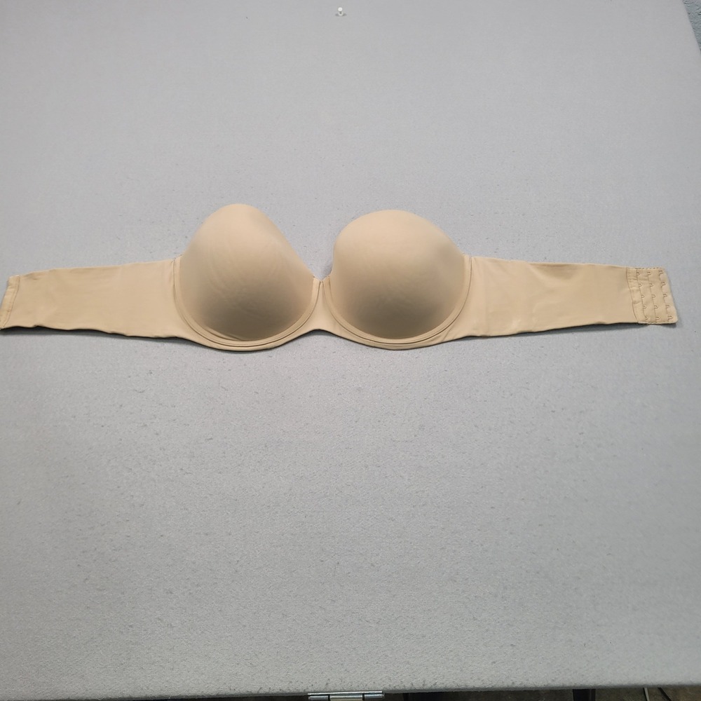 Cacique Strapless Multi-Way Bra Nude Beige Underwire 44DD 1023292 4337
